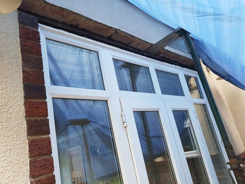 Lintel installation work