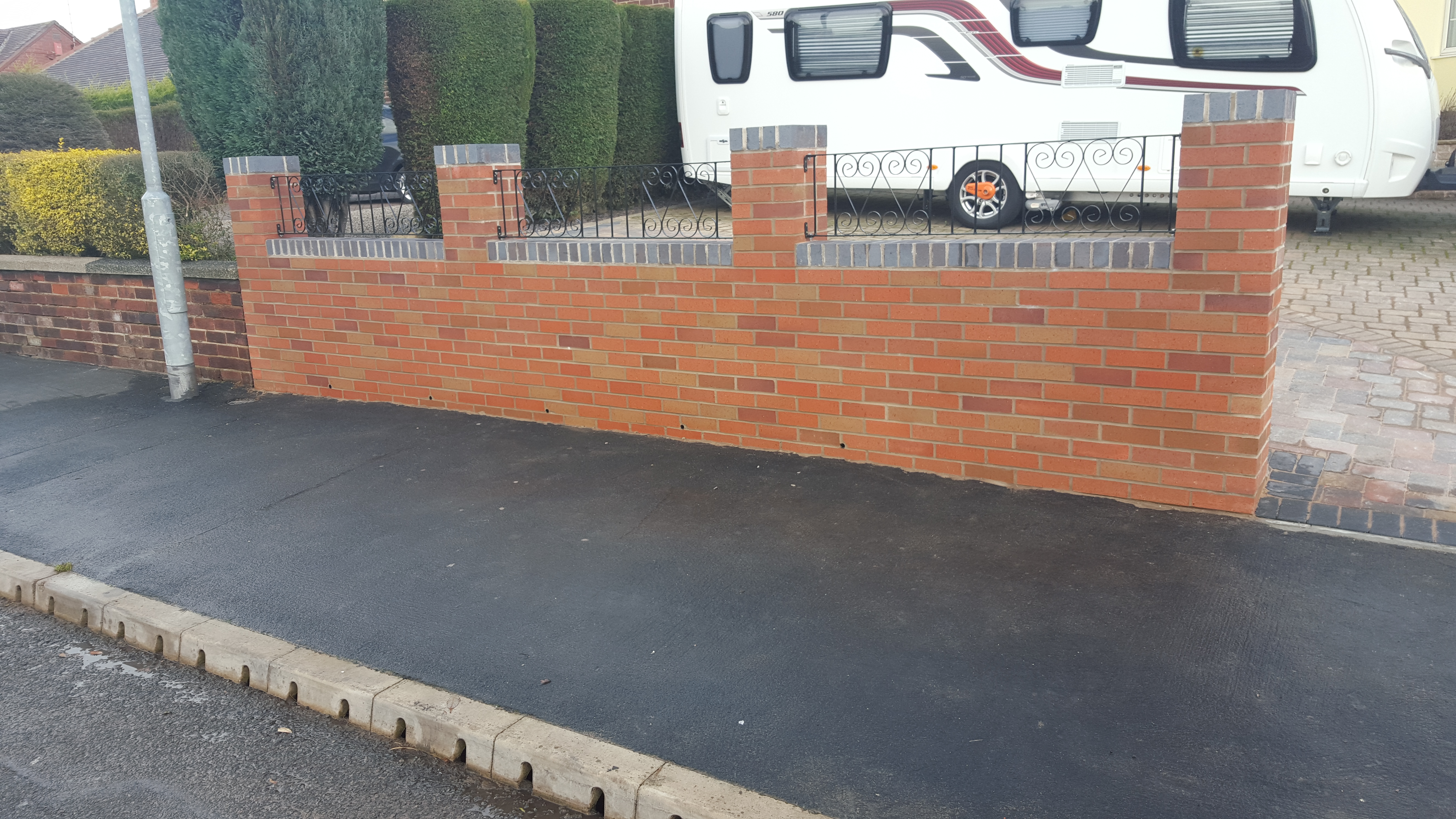 Professional bricklaying work