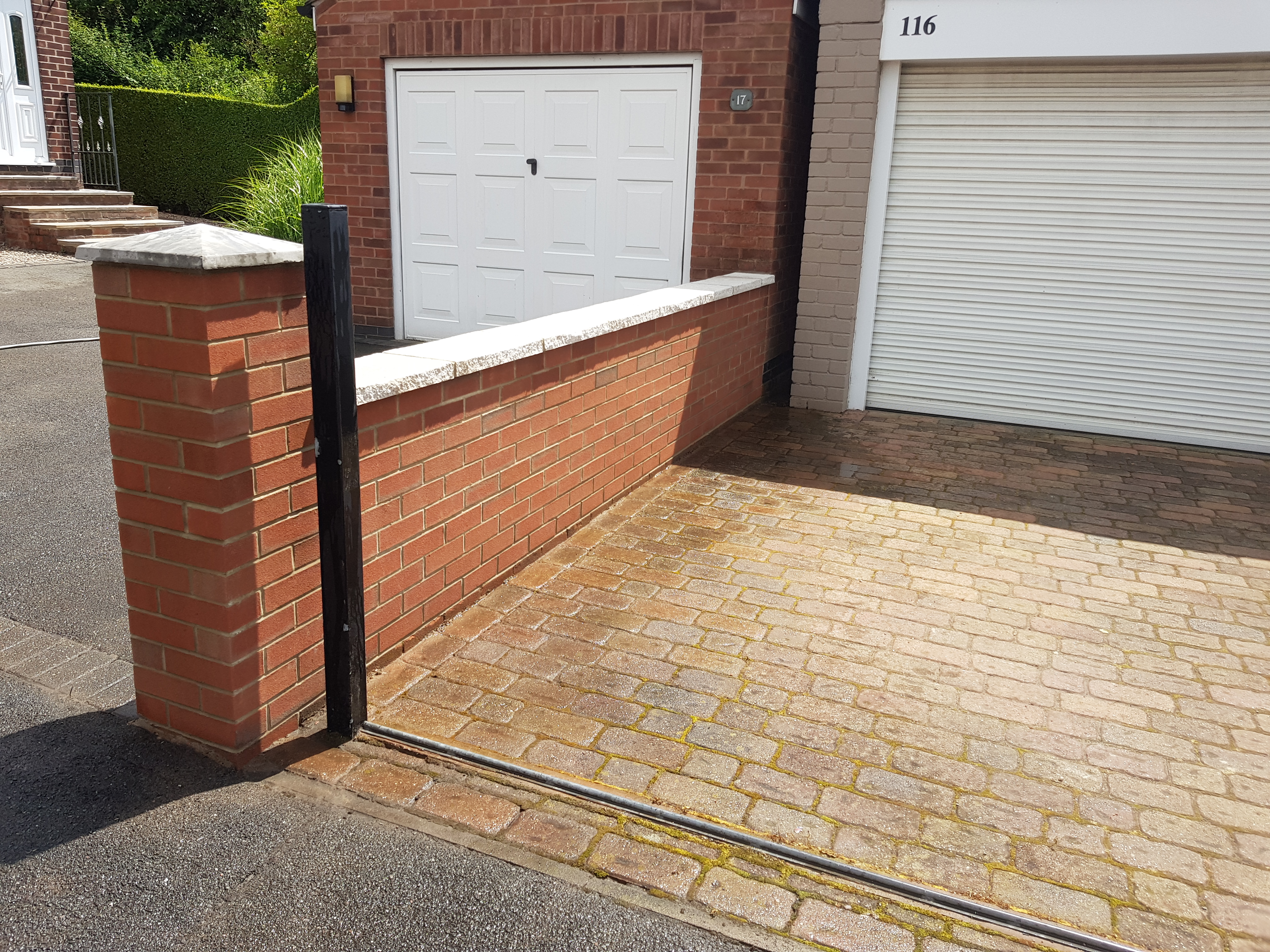 Professional bricklaying work