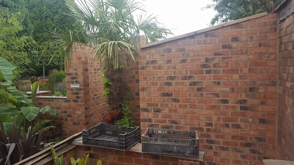 Professional bricklaying work