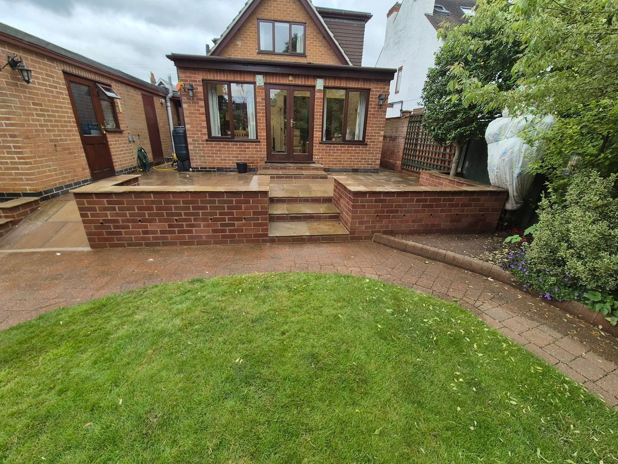 Professional bricklaying work