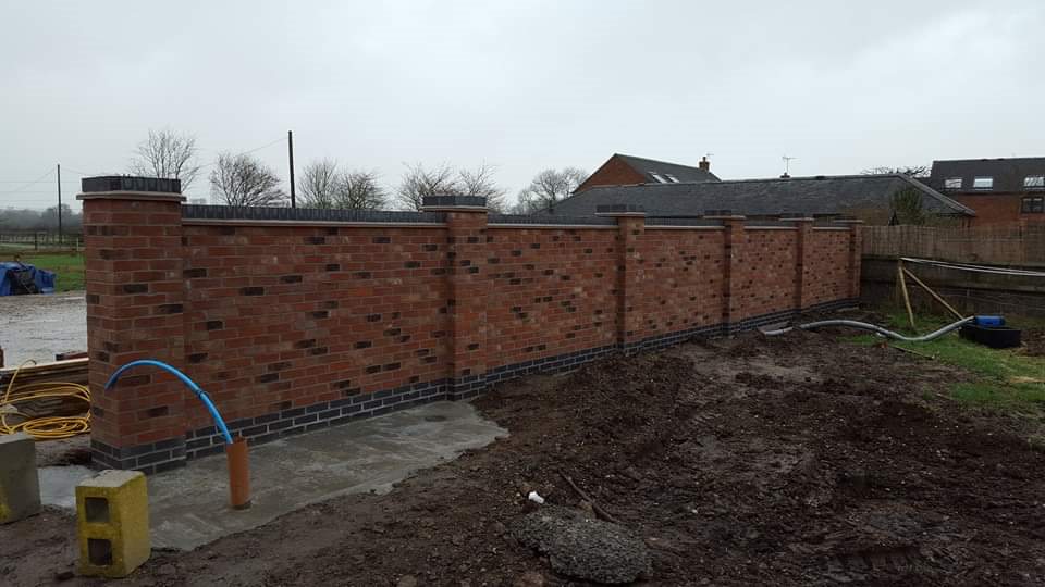 Professional bricklaying work